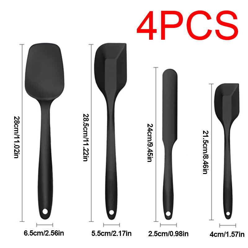Silicone Spatula Set Of 4 Pcs 315 Heat-Resistant Non Stick Rubber Spatulas — image 5