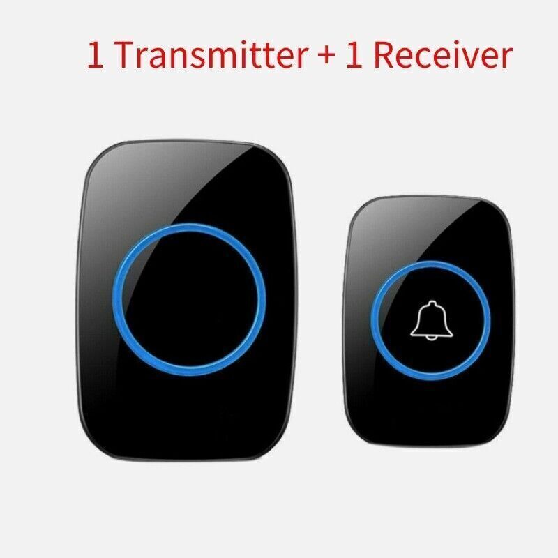 10 0 0ft Wireless Door Bells Waterproof Long Range Battery Home Cordless — image 11