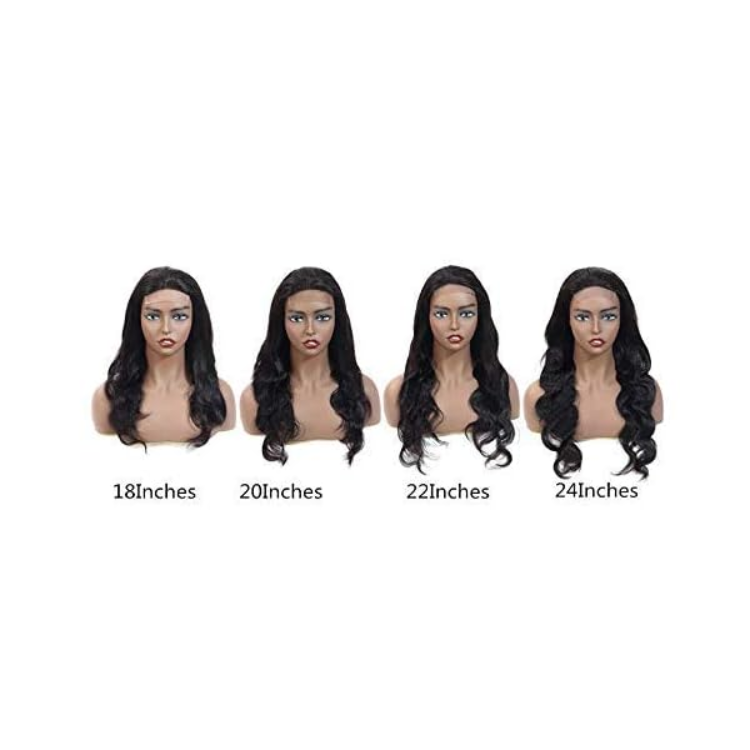 4x4 Lace Closure Wig Human Hair Natural Color Body Wave Density