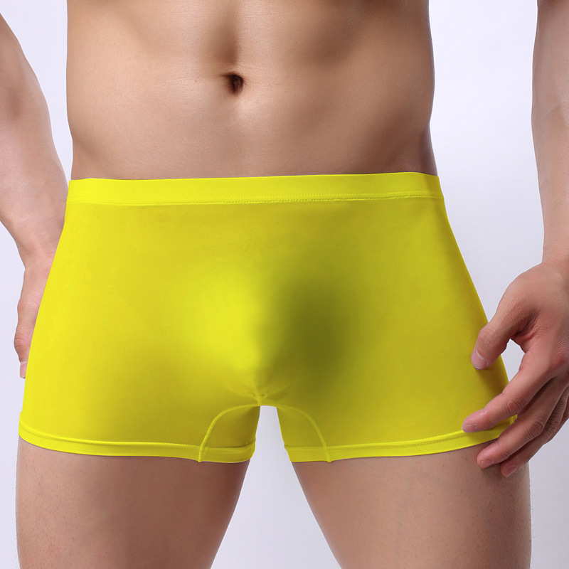 Title 2, Effen gekleurde boxershorts met driedimensionaa...