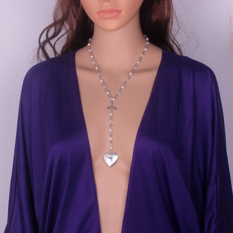 Love Photo Frame Rosary Necklace