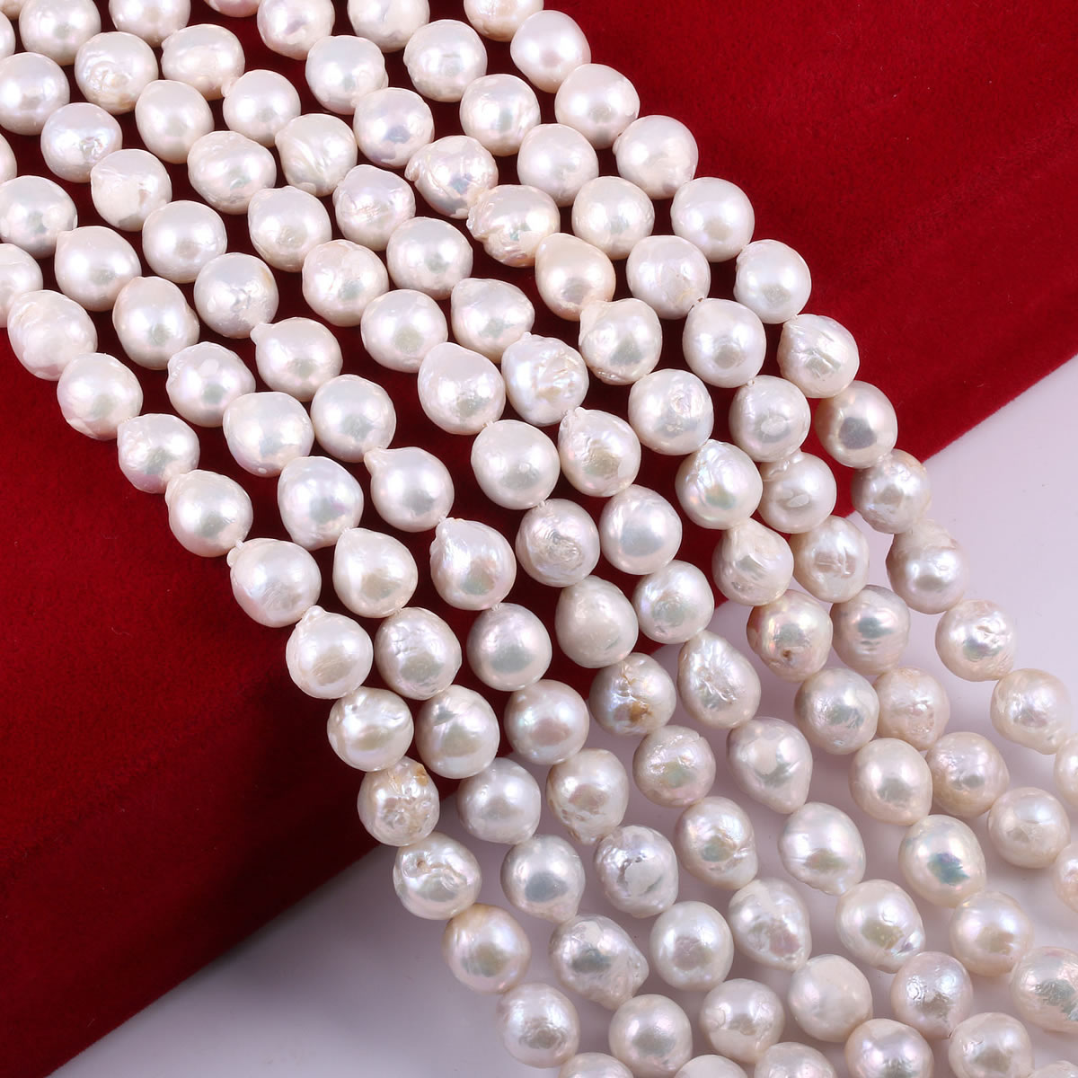 Natural Freshwater Shaped Pearl String — foto 3