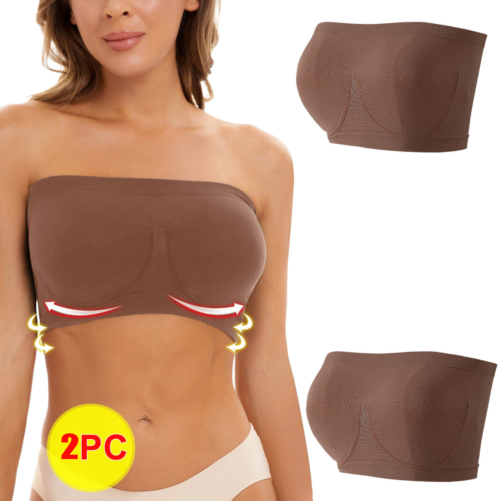 Brown 2pcs