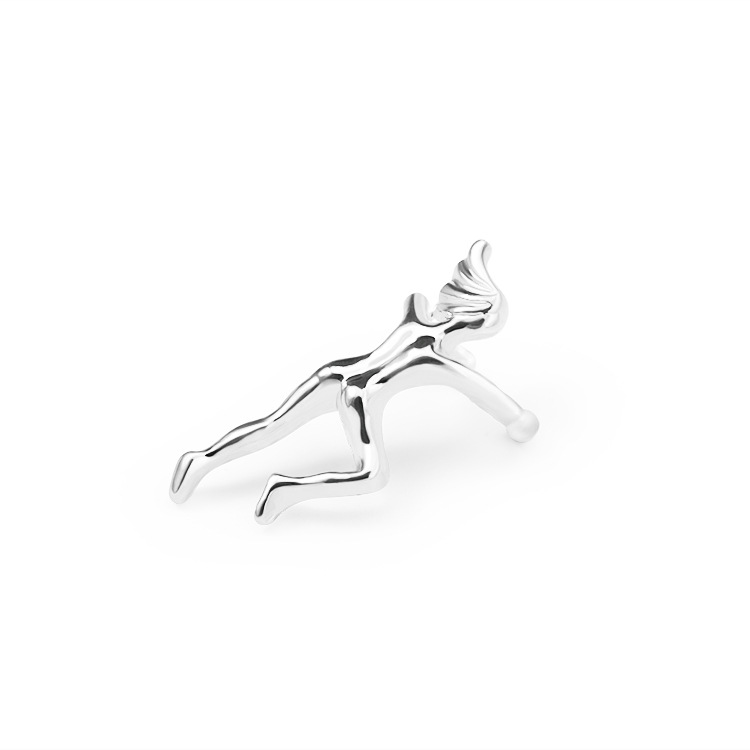 Hot Sell Fashion Personality Climbing Human Shaped Clip Earring