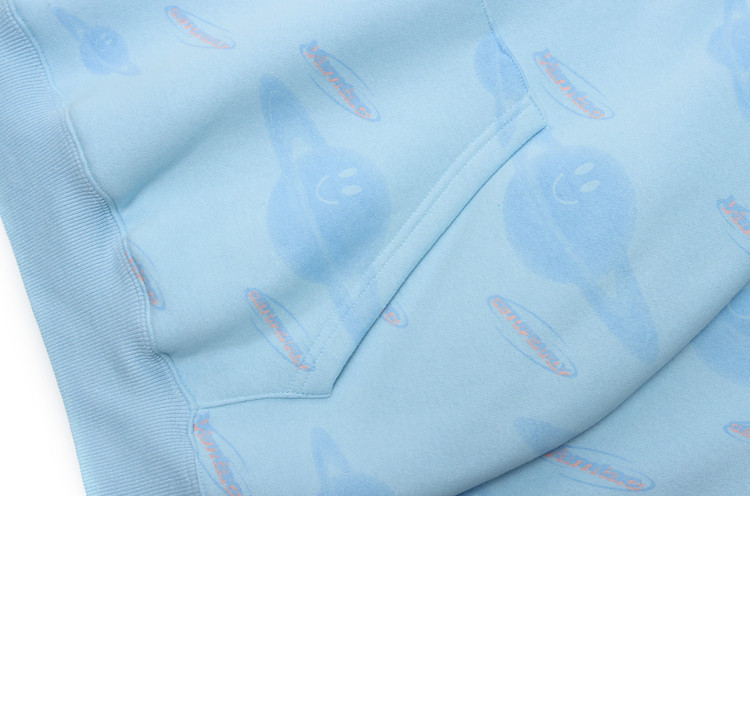 Planet Loose Couple Plus Fleece Hoodie