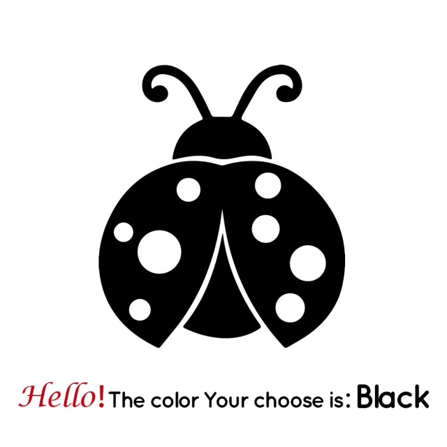 Wall Removable Decoration Sticker Black - Shop at LoveMi