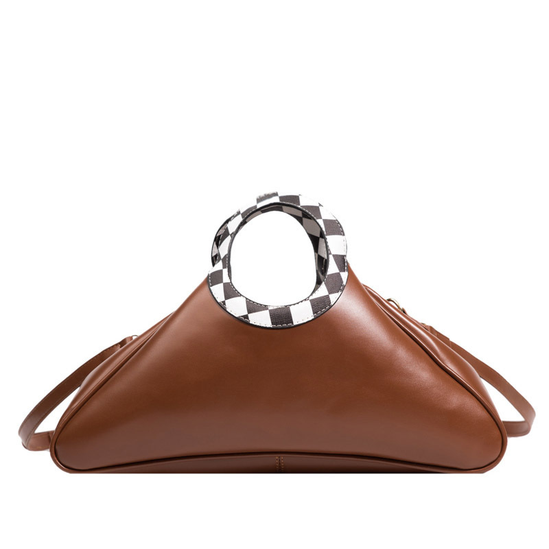 PU Triangle Shoulder Bag, picture 5 of 8