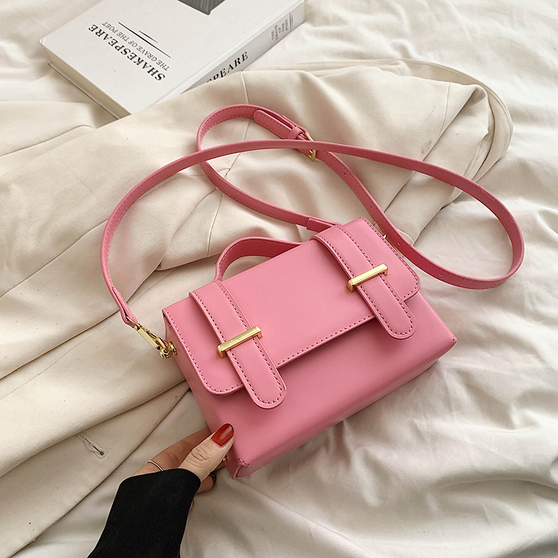 Women's Fashionable And Versatile Single Shoulder Messenger Crossbody Bag Pink - Shop at LoveMi
