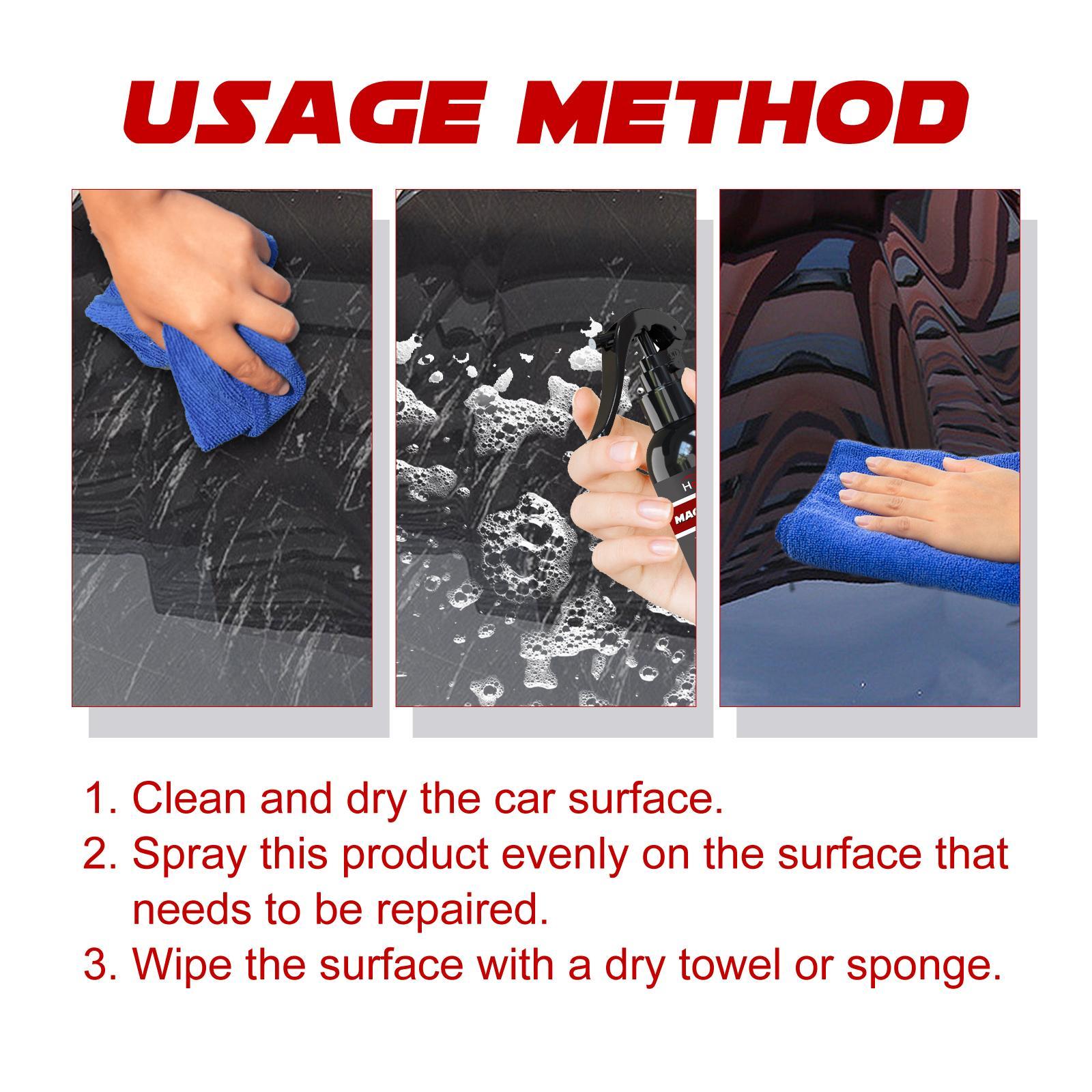 Hongyue Nano Repair Protection Spray Car Coating Agent Car Paint Maintenance Coating Crystal Wax Seal Glaze Coating Spray