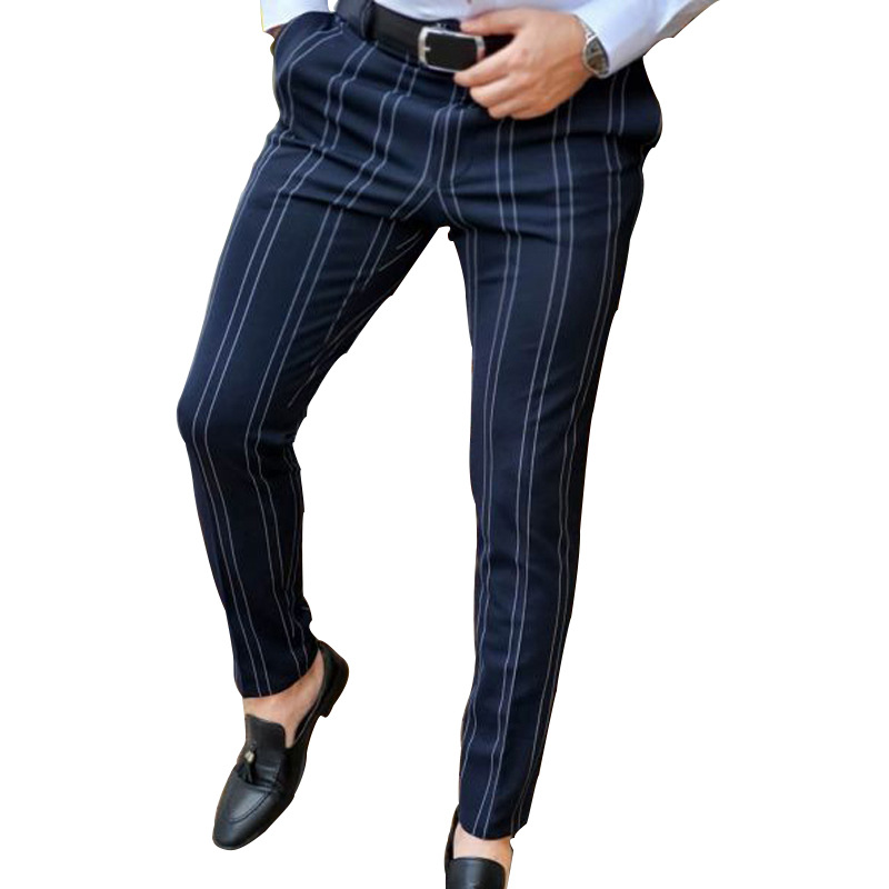 Title 1, Pantalon de mode casual pour homme à double ray...