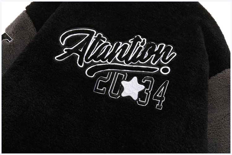 Men's And Women's Loose Embroidered Cotton Coat