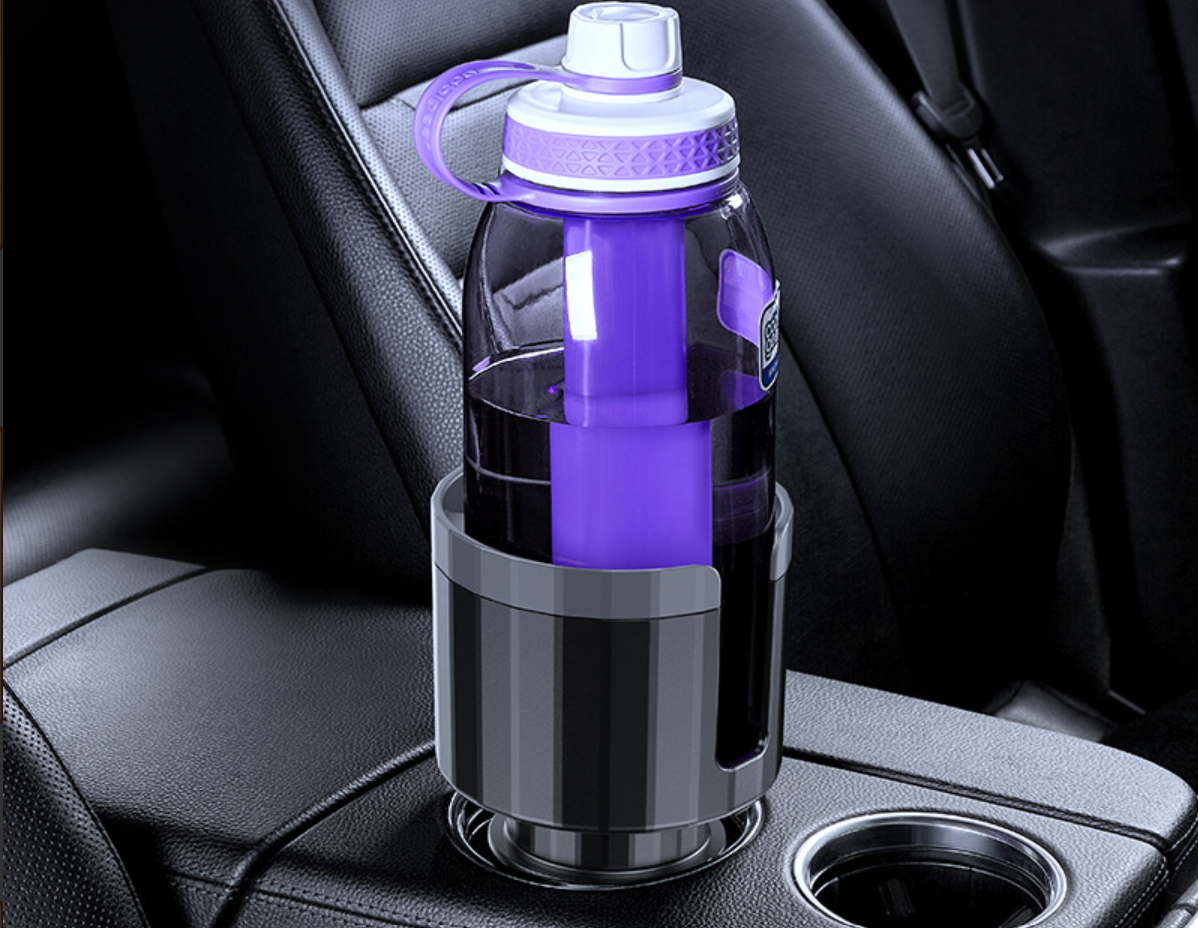 New Large-sized Car Water Cup Holder Modified Coaster, Car Cup Holder, Beverage Holder, Cup Mouth Convertible Type SB-3055 2