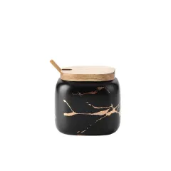 Seasoning Jar Set - Black - View 1