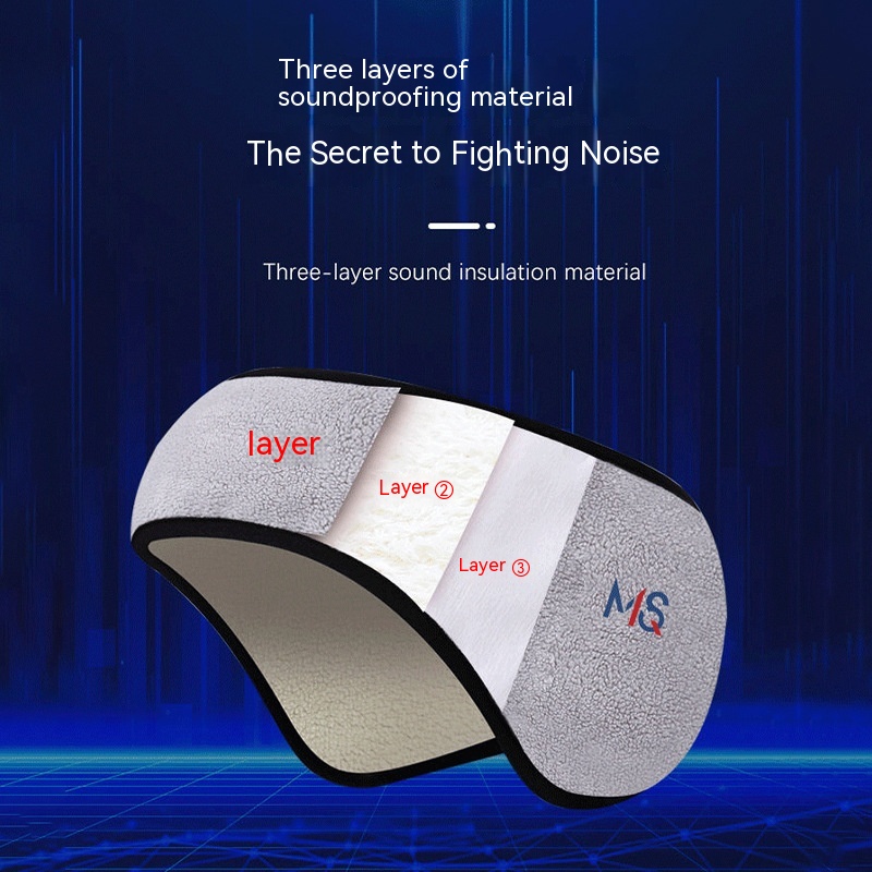 Winter Eye Mask Shading Fleece-lined Warm And Soundproof