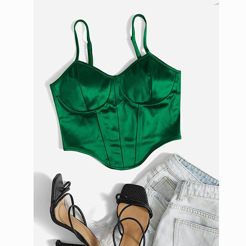 European And American Style Chain Suspenders SlimTop Women's