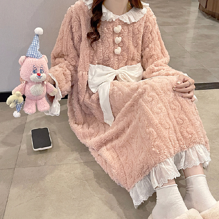 Title 6, Japanese Lovely Nightdress Flannelette Winter