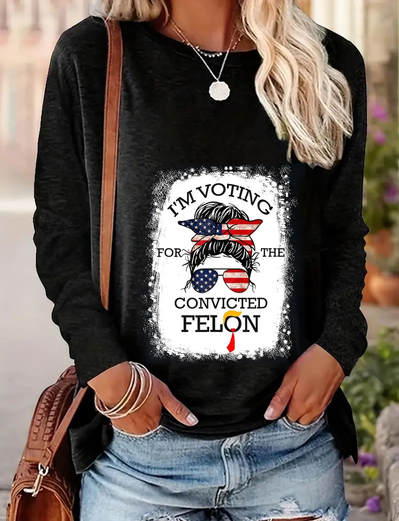 Women's Casual Long-sleeved Spring And Autumn T-shirt