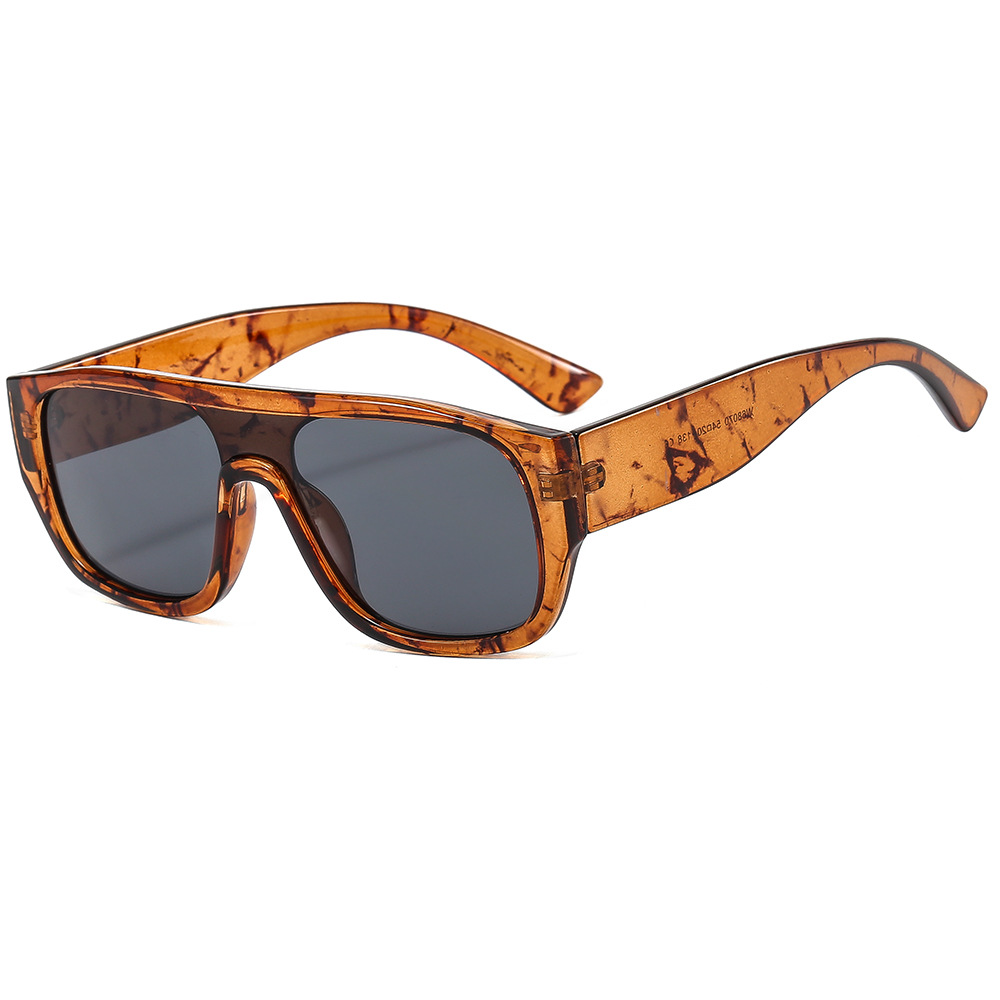 Title 9, New One Piece Large Frame Square Sunglasses