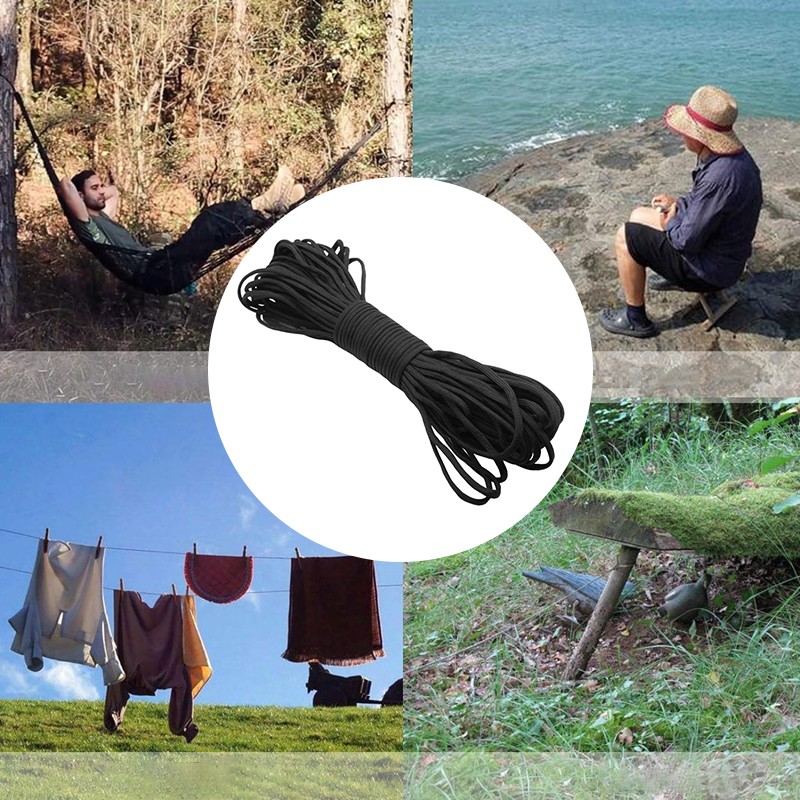 328FT 4mm 7 Strand Core 550 Paracord Parachute Cord Camping Tent Rope Color — image 7