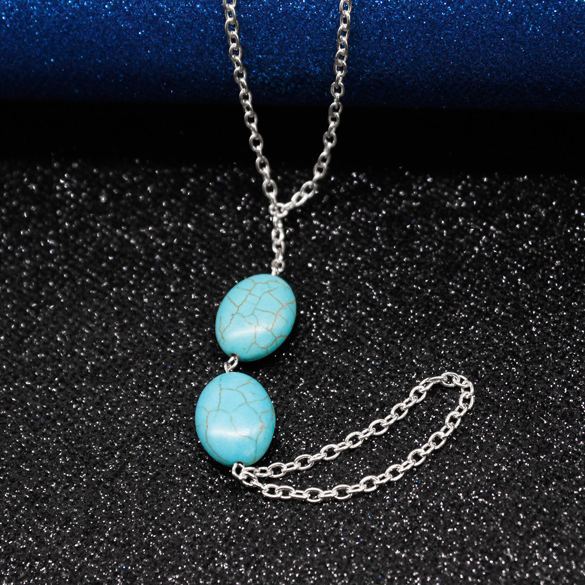 Turquoise Fashion Beach Creative Finger Bracelet Women