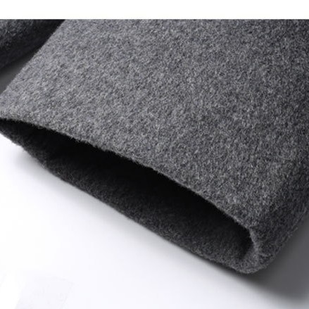 Men's Business Casual Solid Color Wool Tweed Suit Top