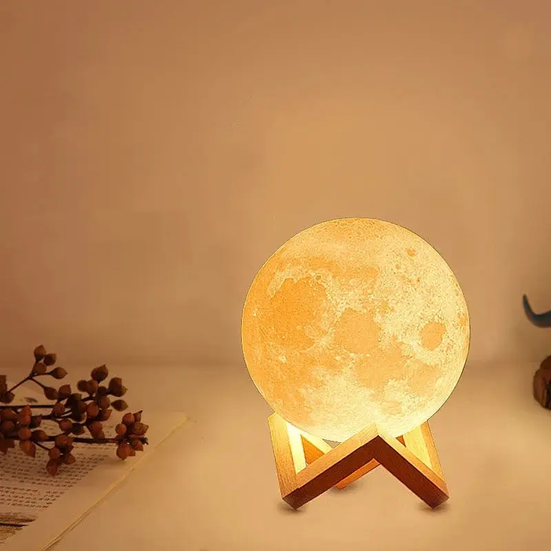 3D Printing Moon Night Table Lamp Chinese Valentine's Day