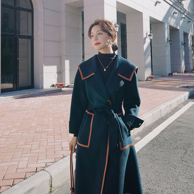 Women's Medium Length Woolen Jacket