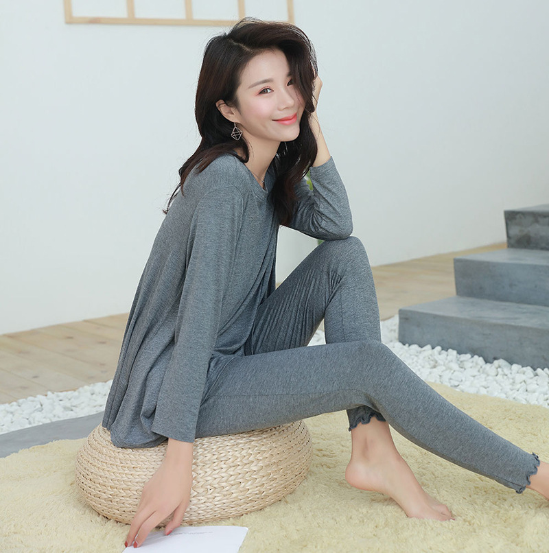 Title 2, Spring and Autumn Loose Pants Long Sleeve Suit