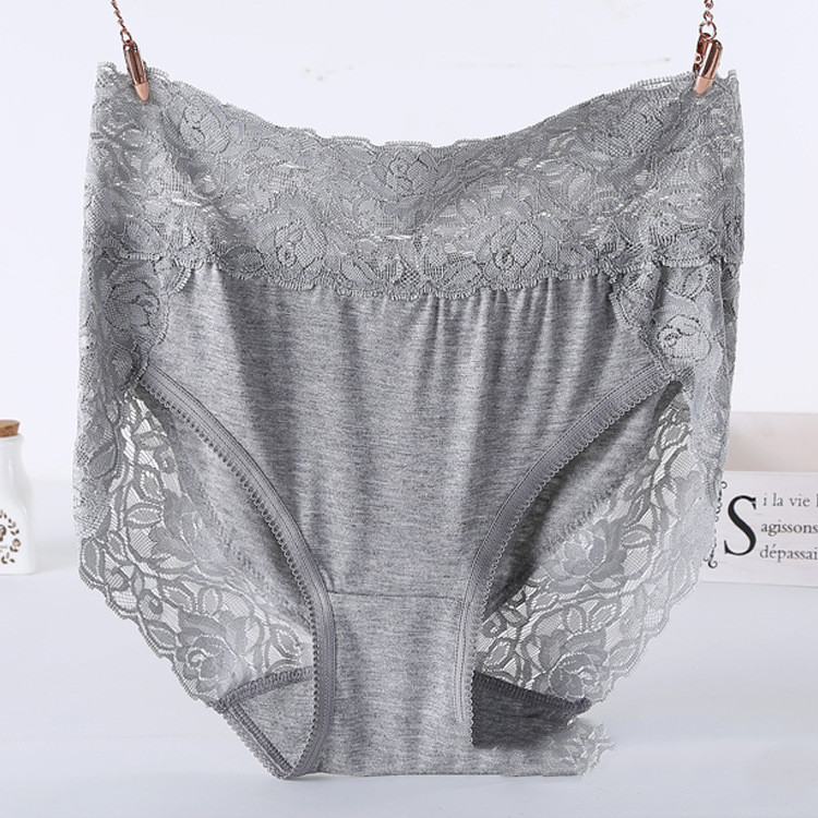 Title 7, Womens Plus Size Modal Lace Panties Everyday C...