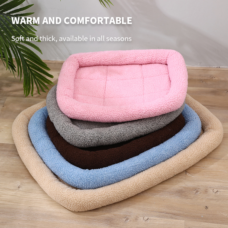 Pet Bed Puppy Dog Cat Sleeping Bed Mat Winter Soft Plush Pad Washable XLarge