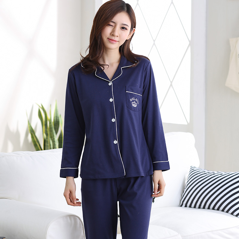 Title 1, Two-piece pajamas with pure cotton buttons