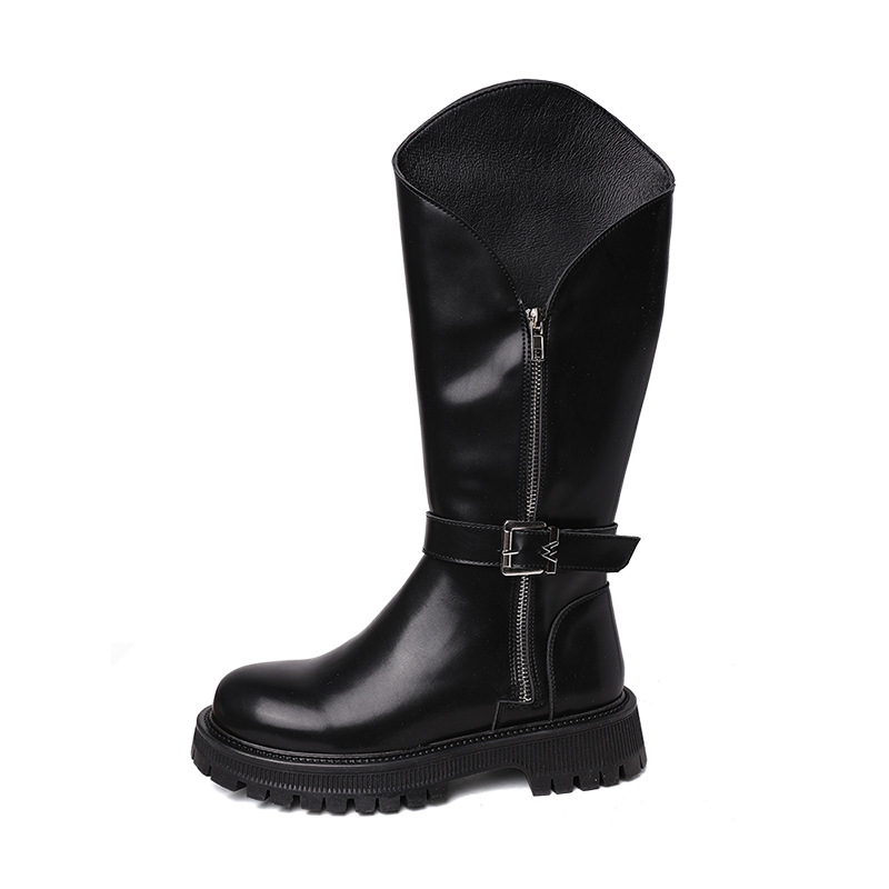 Fashion Ladies Thick-heel Non-slip High-top Knight Boots