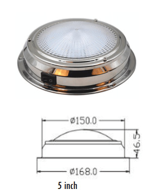 Boat Dustproof Reading Light Top