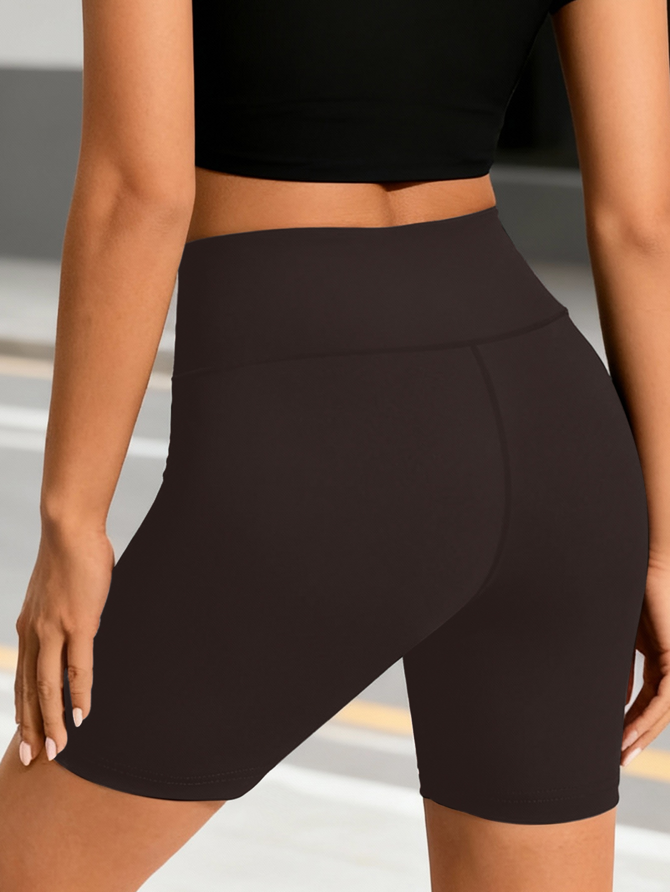High Waisted Biker Shorts, picture 4 of 7
