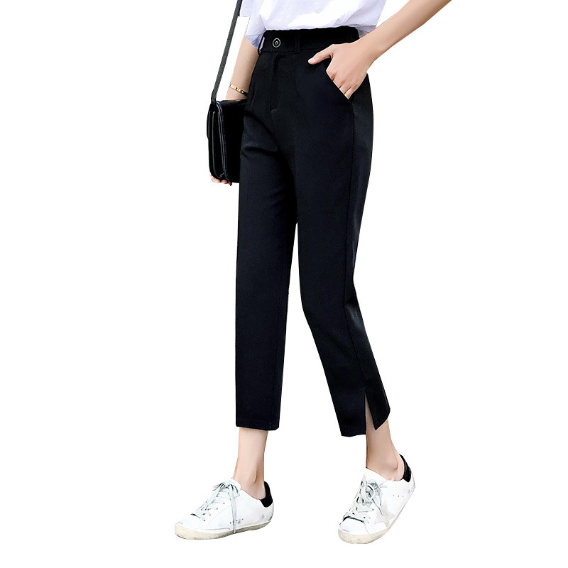 Women's Loose And Thin Split-end Casual Harem Pants