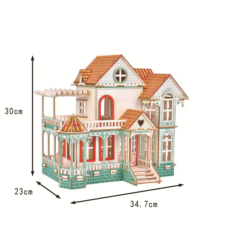 Title 3, Three-dimensional Puzzle Model Children