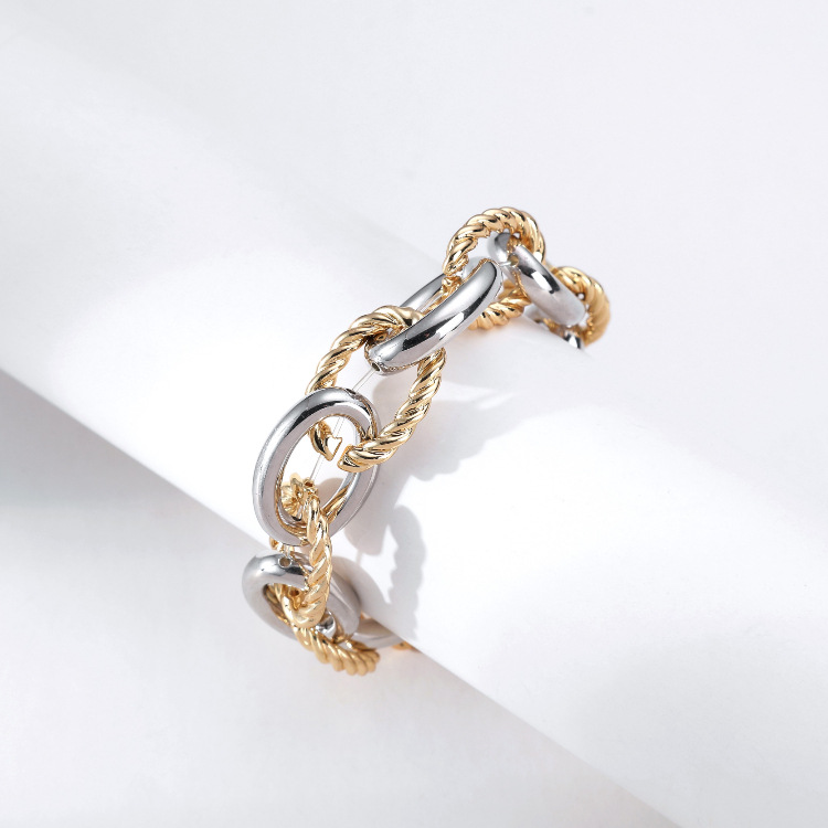 Two-color Stitching Elastic Bracelet Fashion Accessory Bracelet