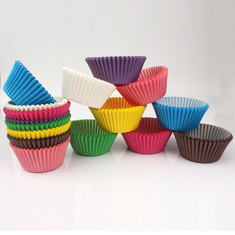 Title 3, Pvc Barrel Solid Color Baking Muffin Cake Paper...