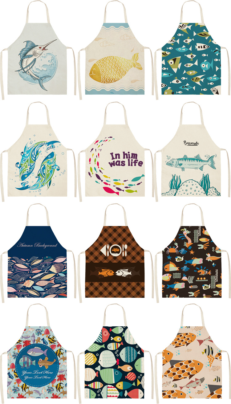 Title 3, Marine animal series apron