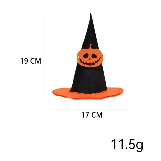 Halloween Pet Costume Bat Wings Bow Tie Hat Accessories Black Hat - Shop at LoveMi