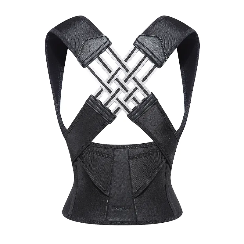 Essential Haven- Back Support Belt -Fix Posture & Relieve Pain Naturally - Black