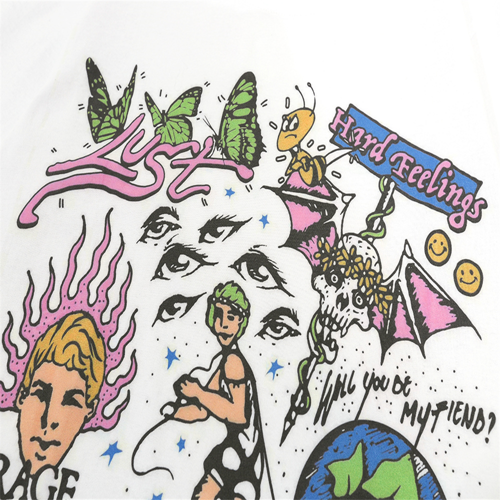 Vintage Abstract Print Couple Short Sleeve