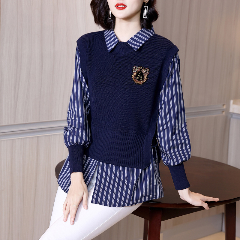 Women's New Western Style Knitted T-shirt