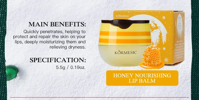 KORMESIC Christmas Nourishing Honey Lip Balm