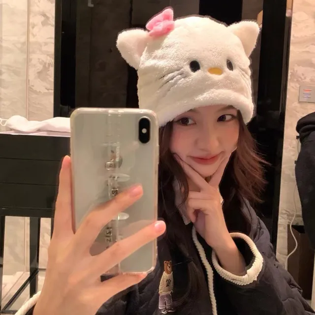 Students Wear Warm Fuzzy Hats Cat - Shop at LoveMi
