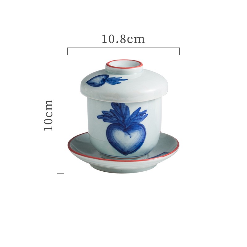 Title 13, Japanese Ceramic Soup Cup With Lid