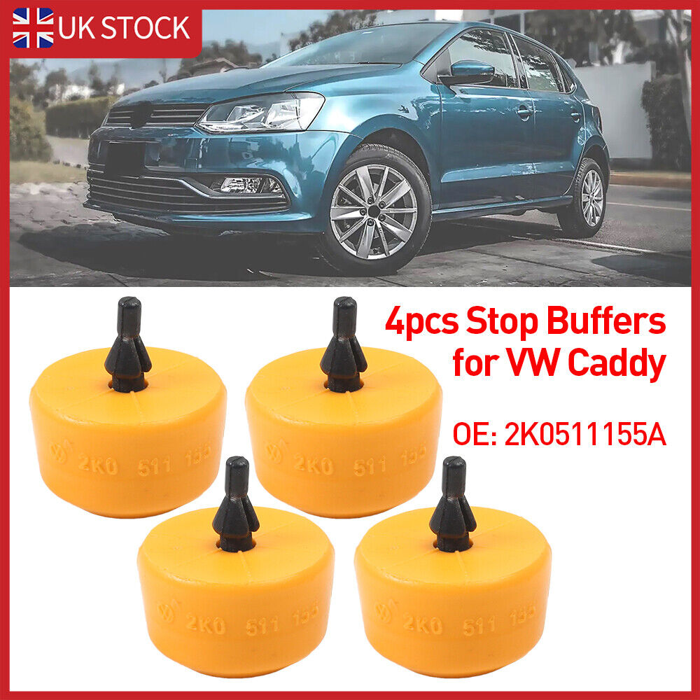 4x Rear Bump Stop Leaf Spring 2K5511155 2K0511155A For V W Caddy MK3 MK4