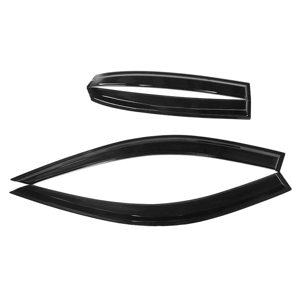 Fits 13-19 A Udi A3 S3 RS3 Sedan Acrylic Window Visors Rain Sun Guard Deflector — foto 5