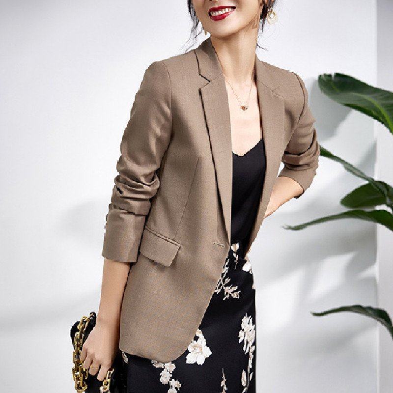 Women's Autumn Fashion Personality Wool Suit Jacket