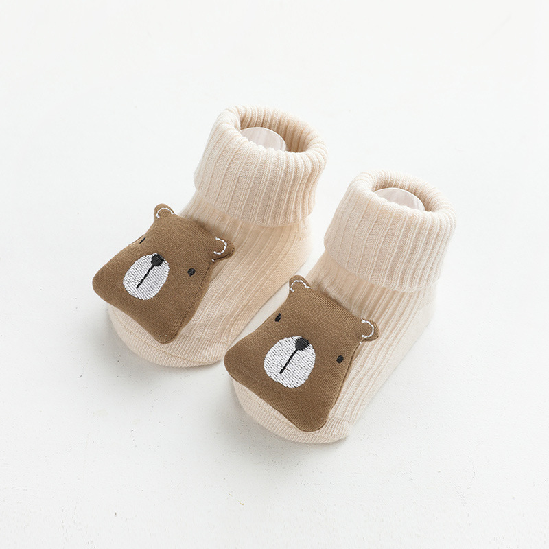 Title 5, Newborn Baby Socks With Three-dimensional Carto...